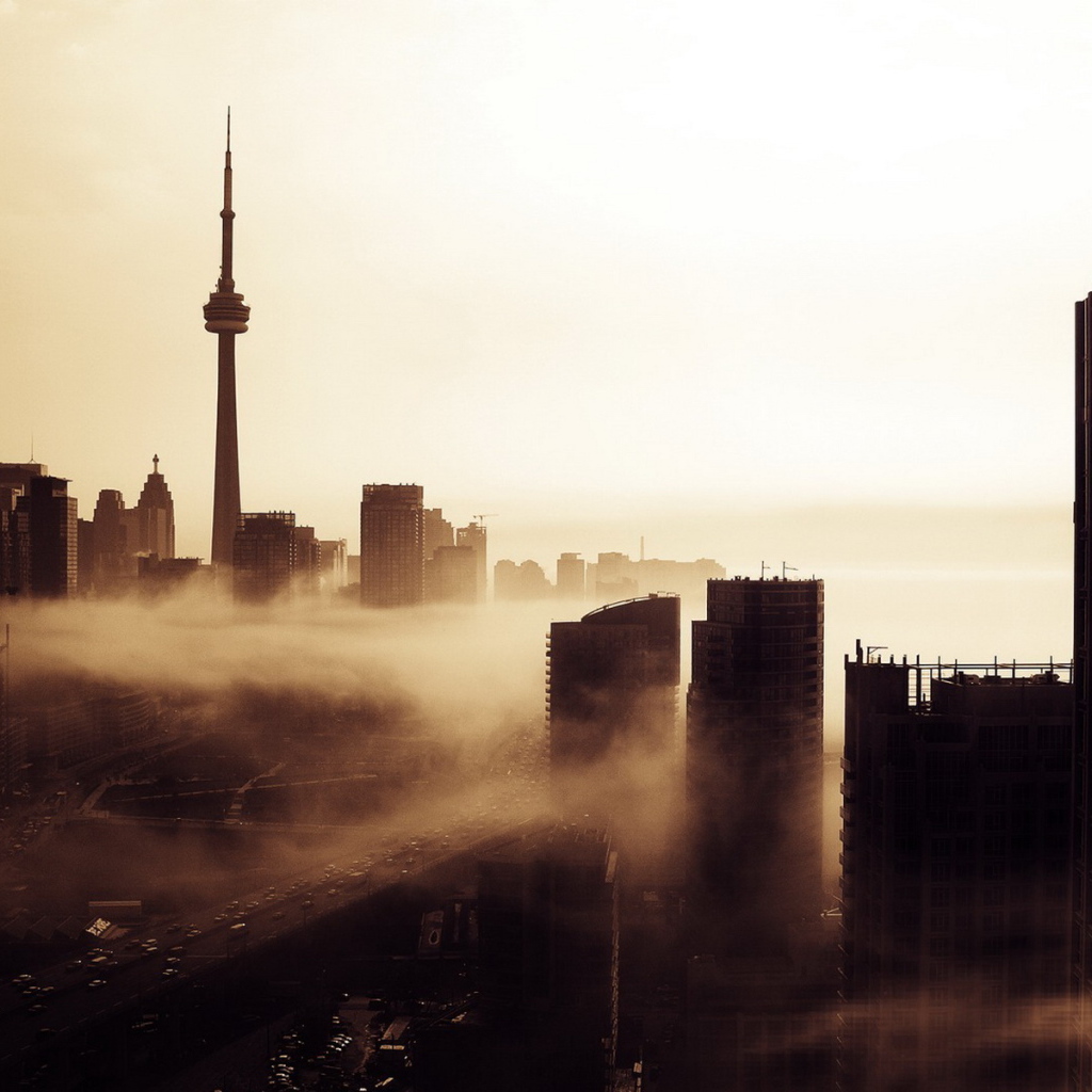 Город в тумане