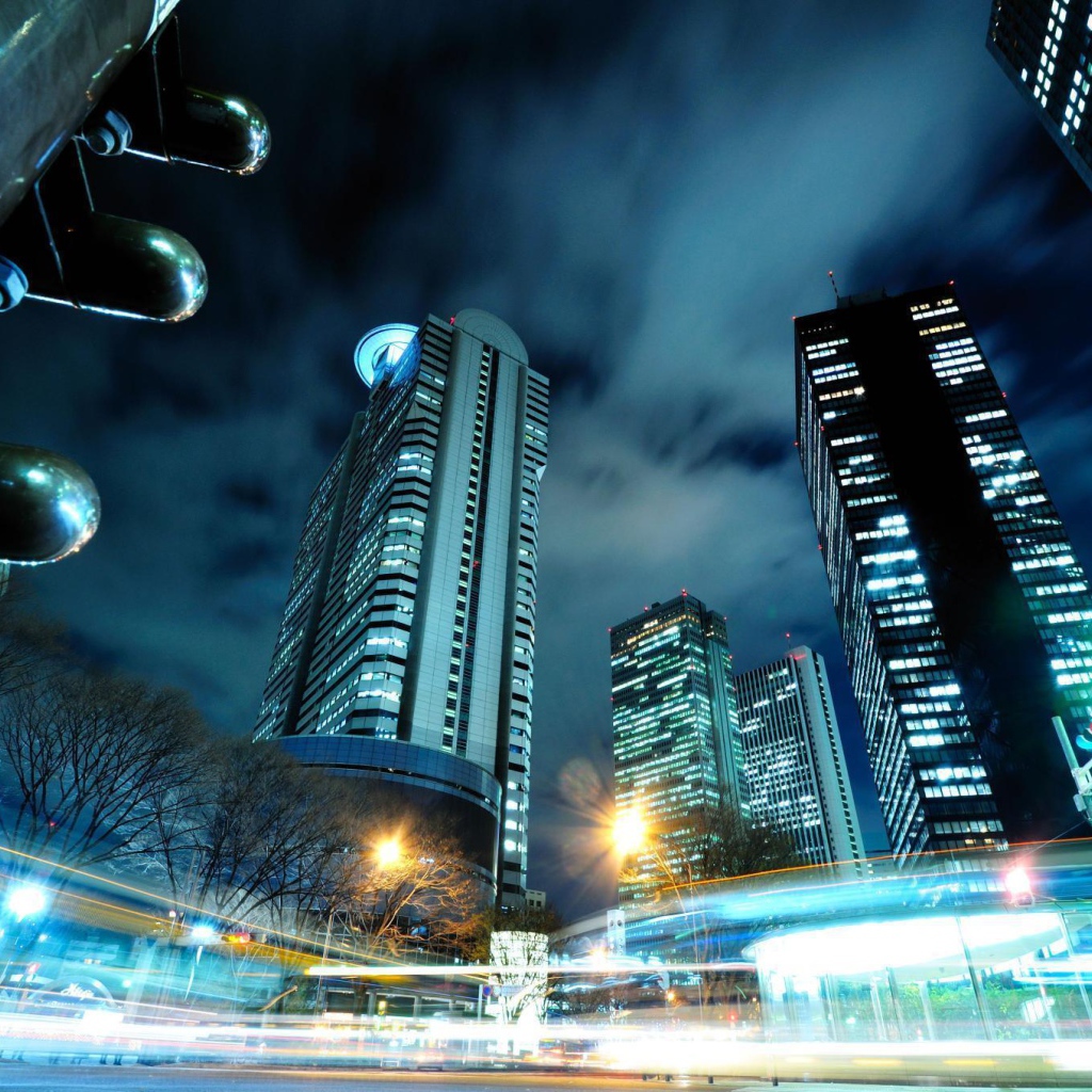 Ночной трафик в Токио