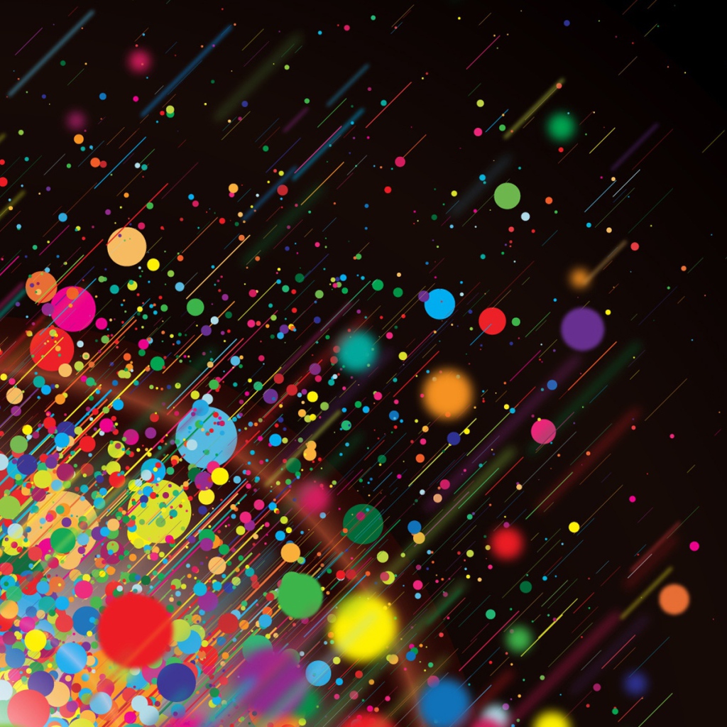 Разноцветные капли