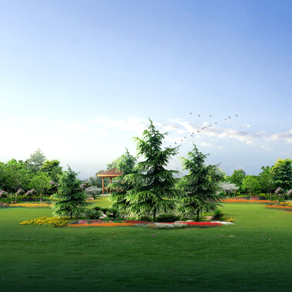 Зеленый сад