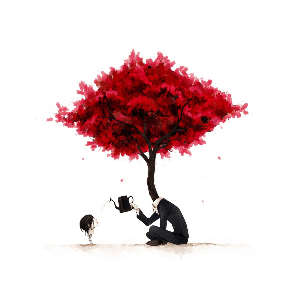 Голова дерево