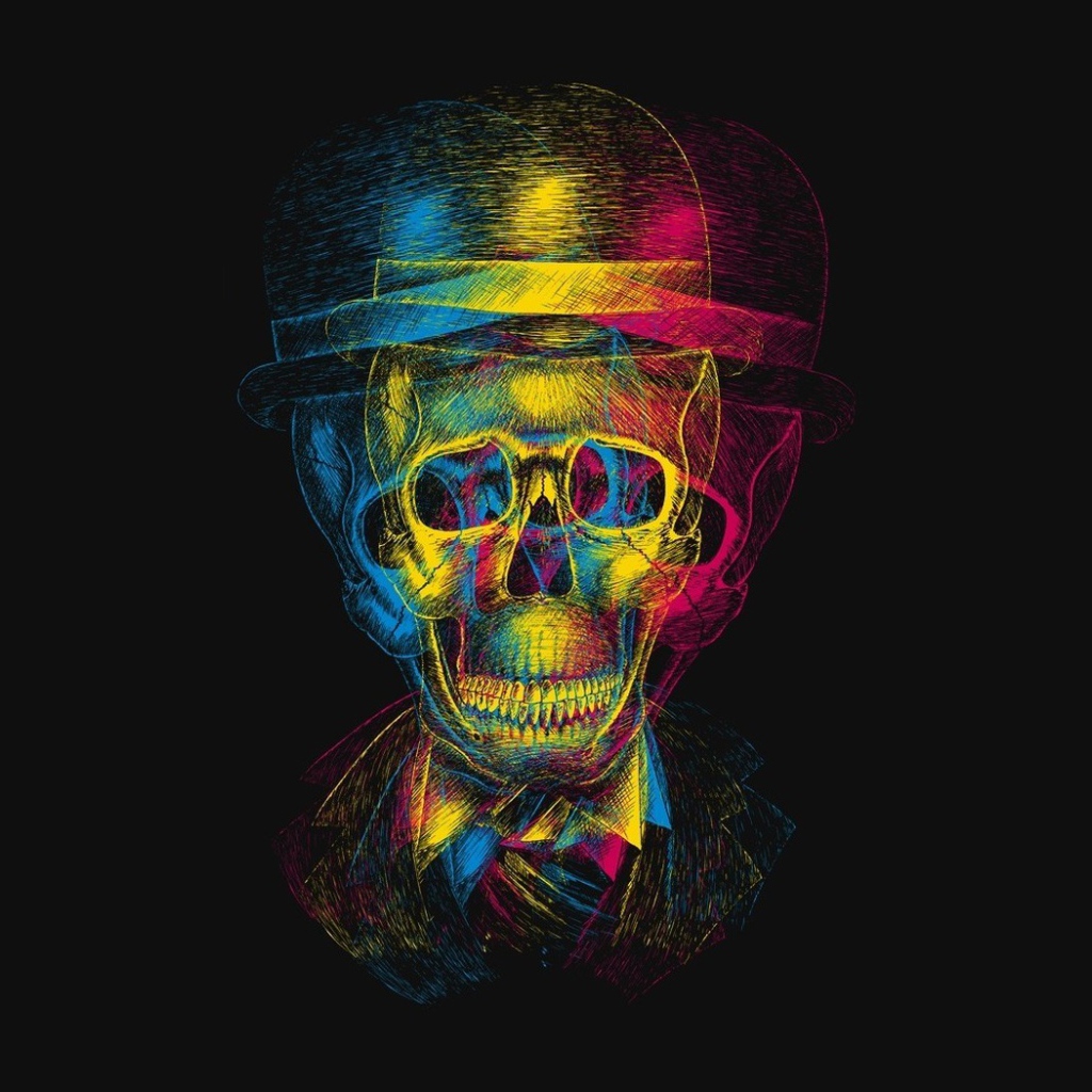 Череп в шляпе
