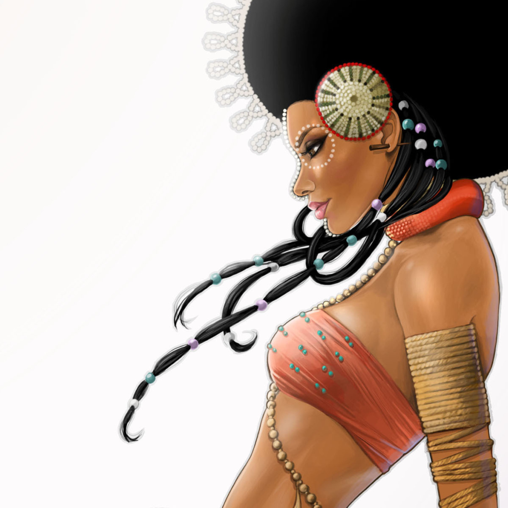 Африканская красотка