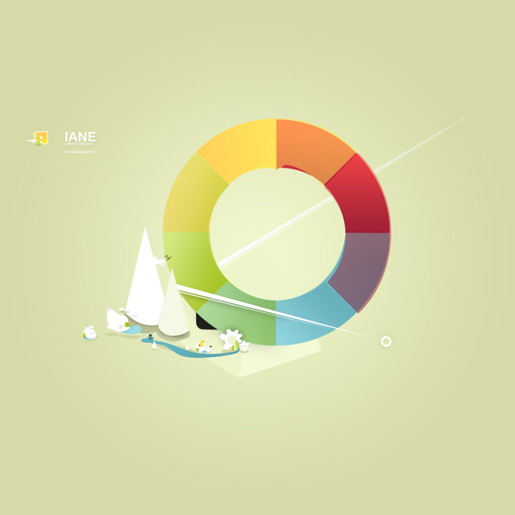 Разноцветный круг