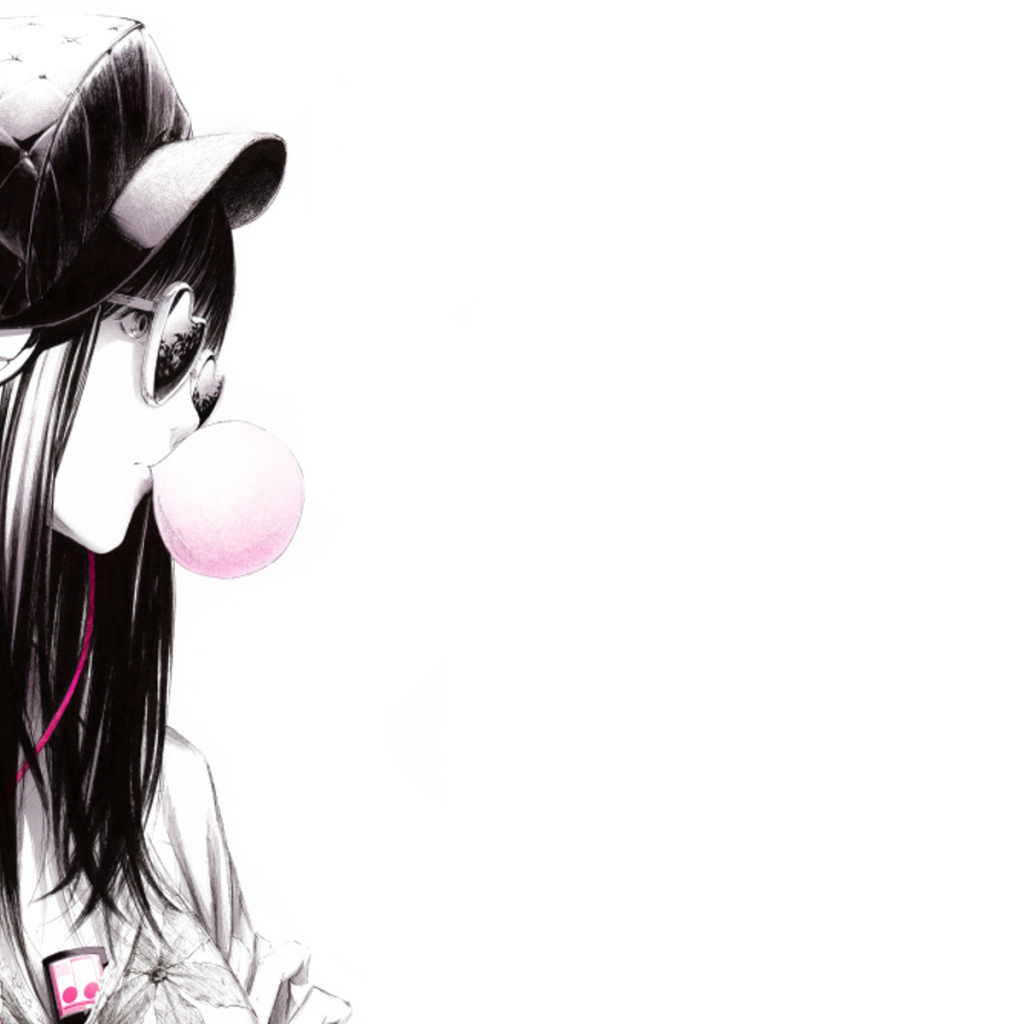 Девочка с жевачкой