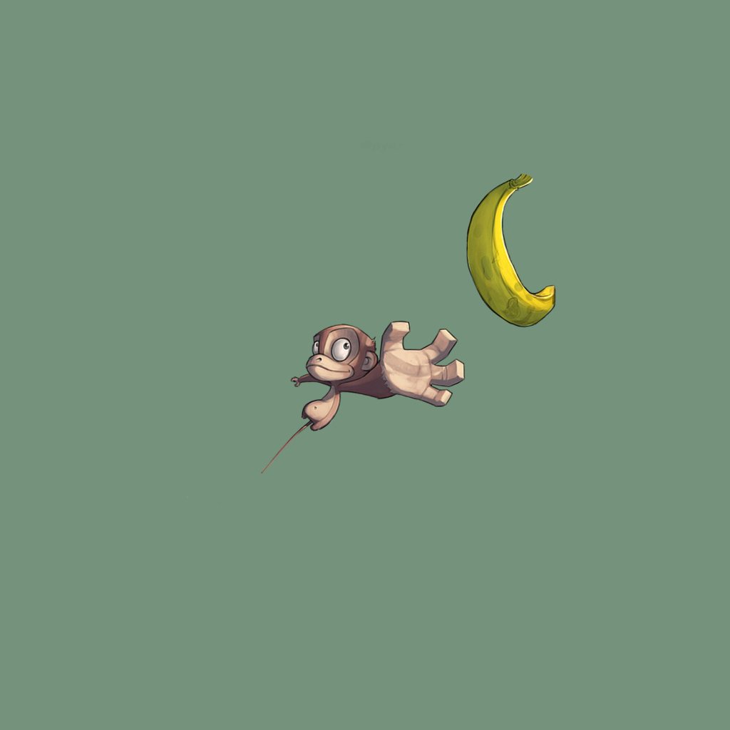 Обезьянка и банан