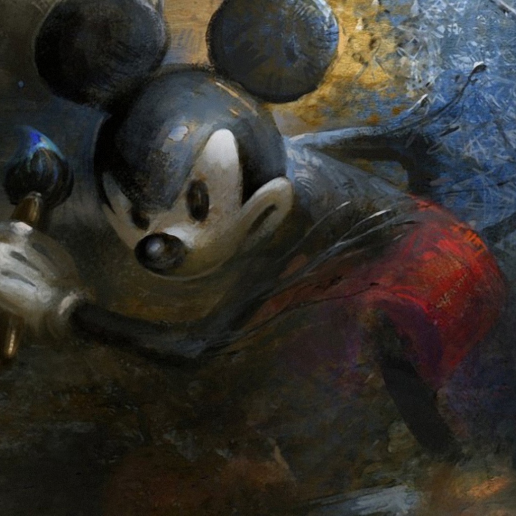 Рисованный Микки маус