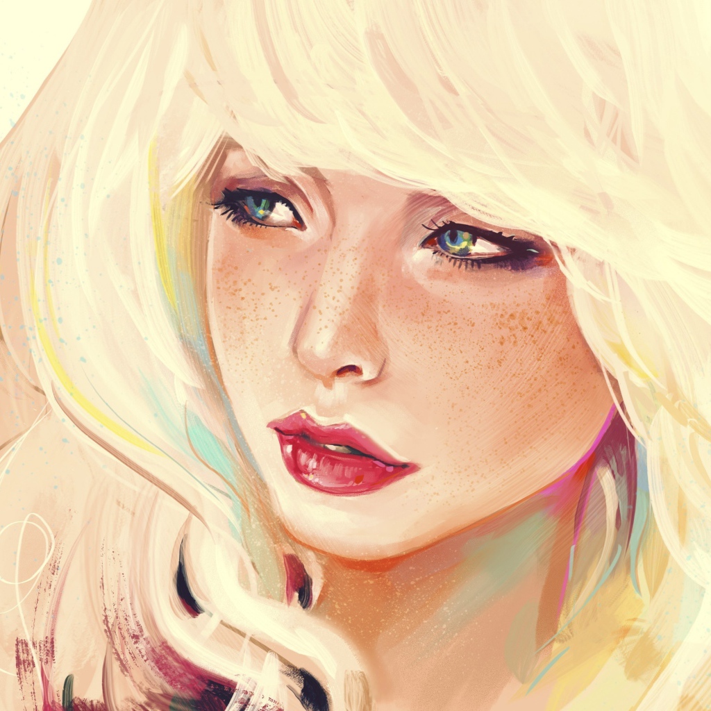 Светловолосая девушка