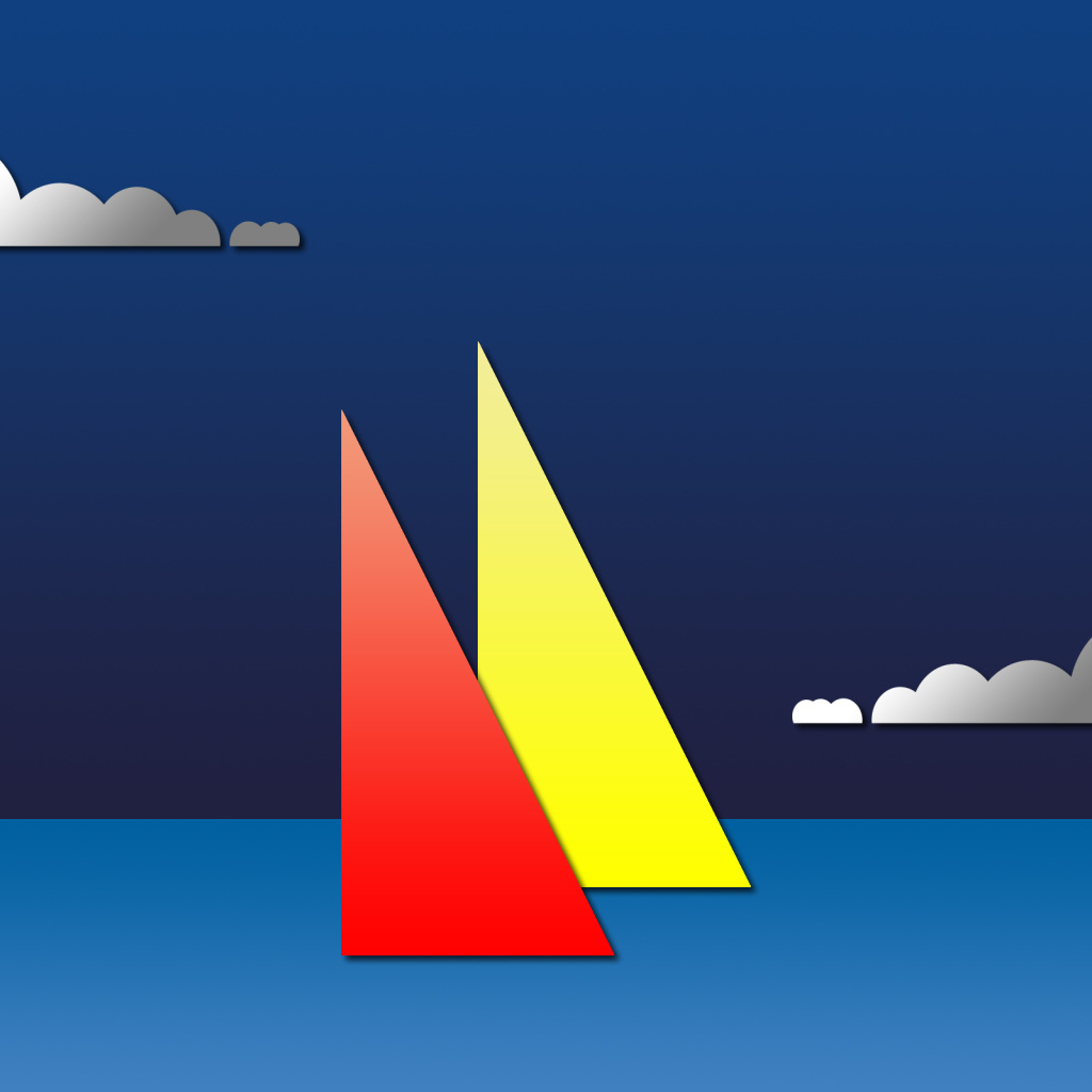 Парусники в стиле минимал