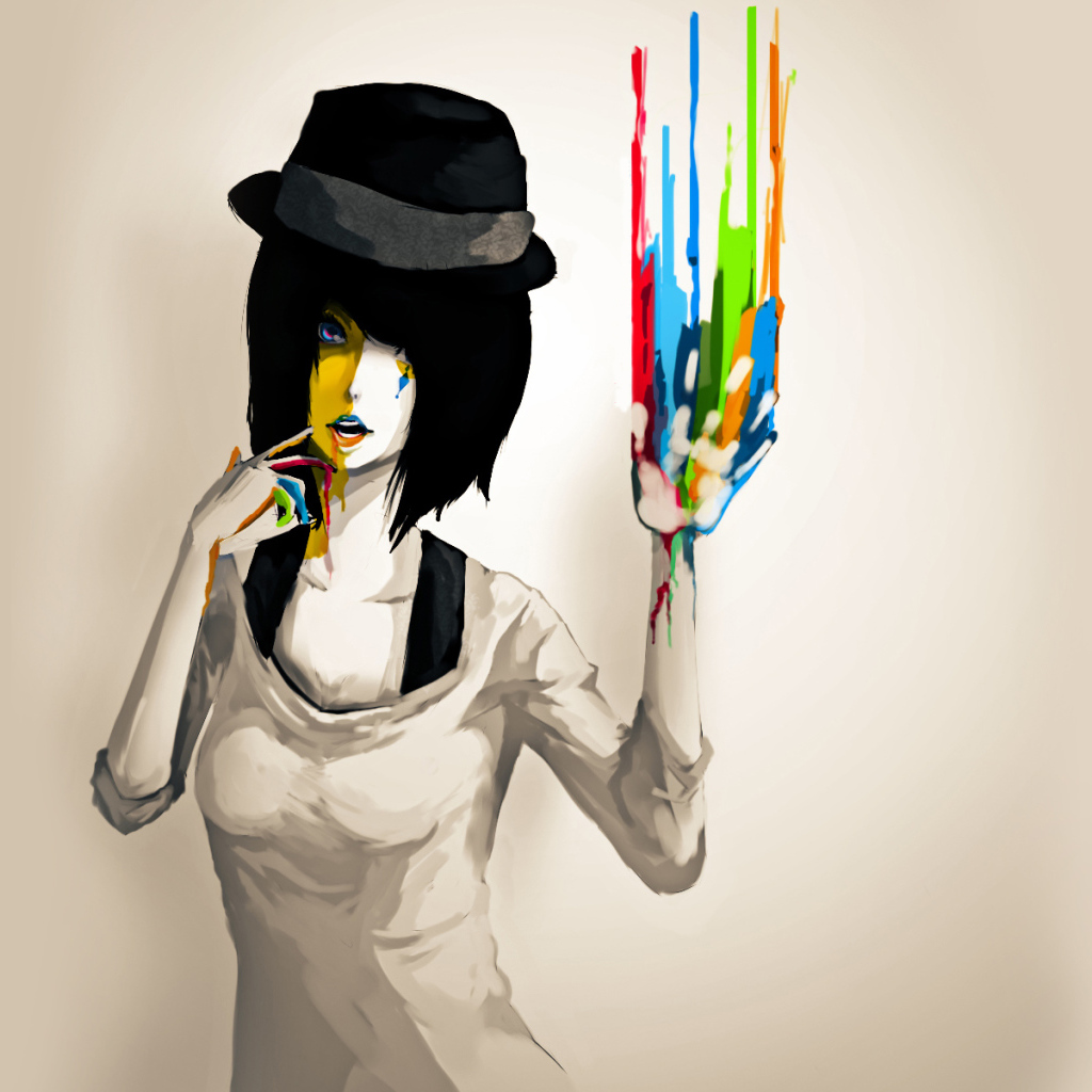 Девушка в шляпе