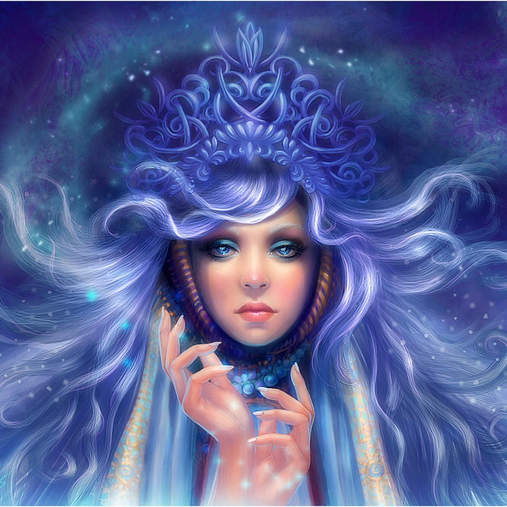 Девушка зима