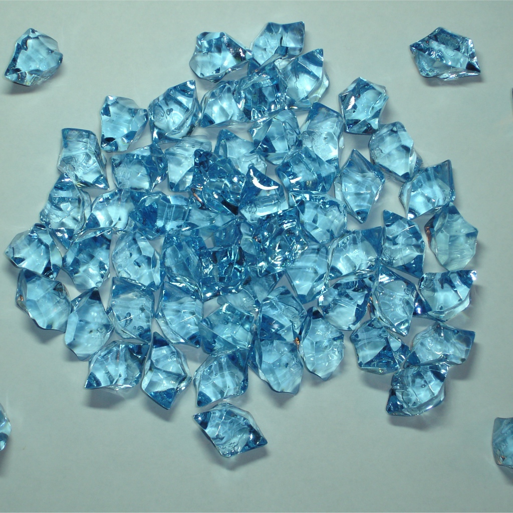 Blue crystals