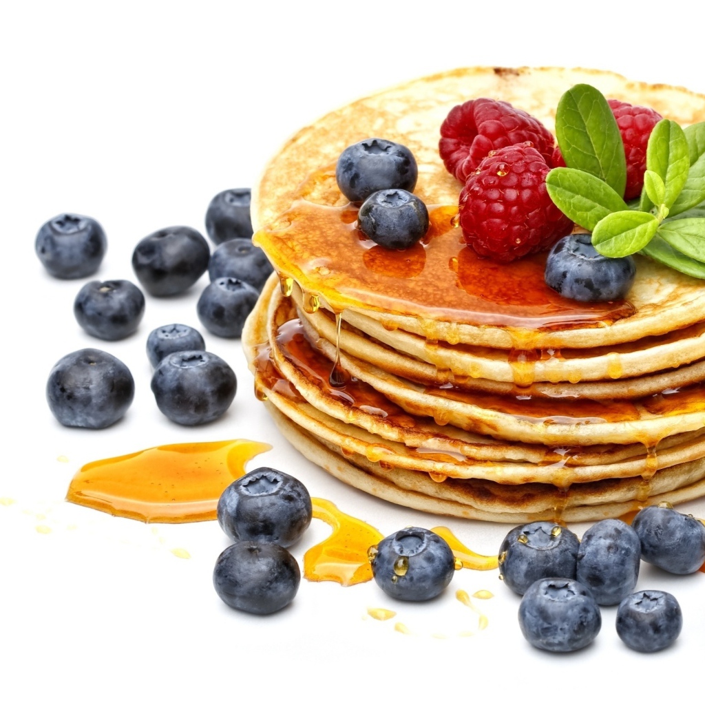 Блинчики с ягодами