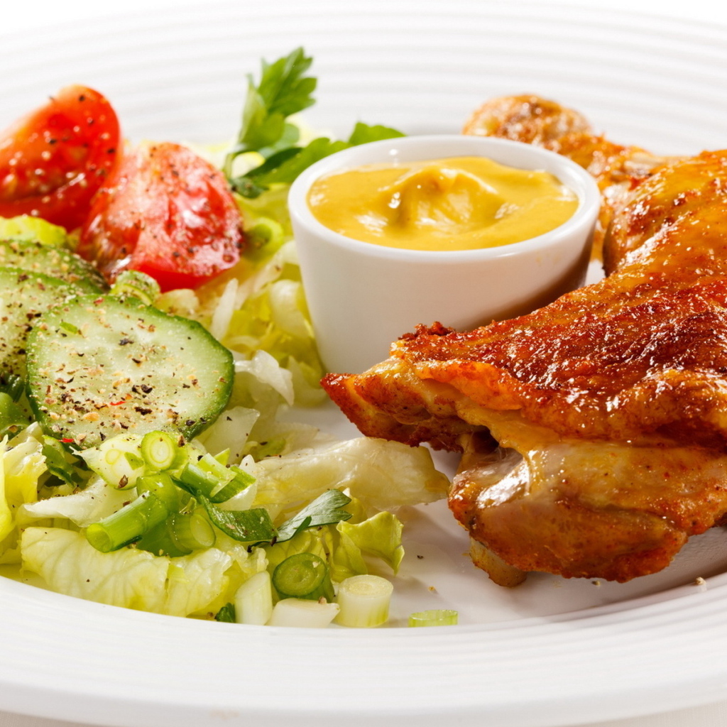 Салат с курицей