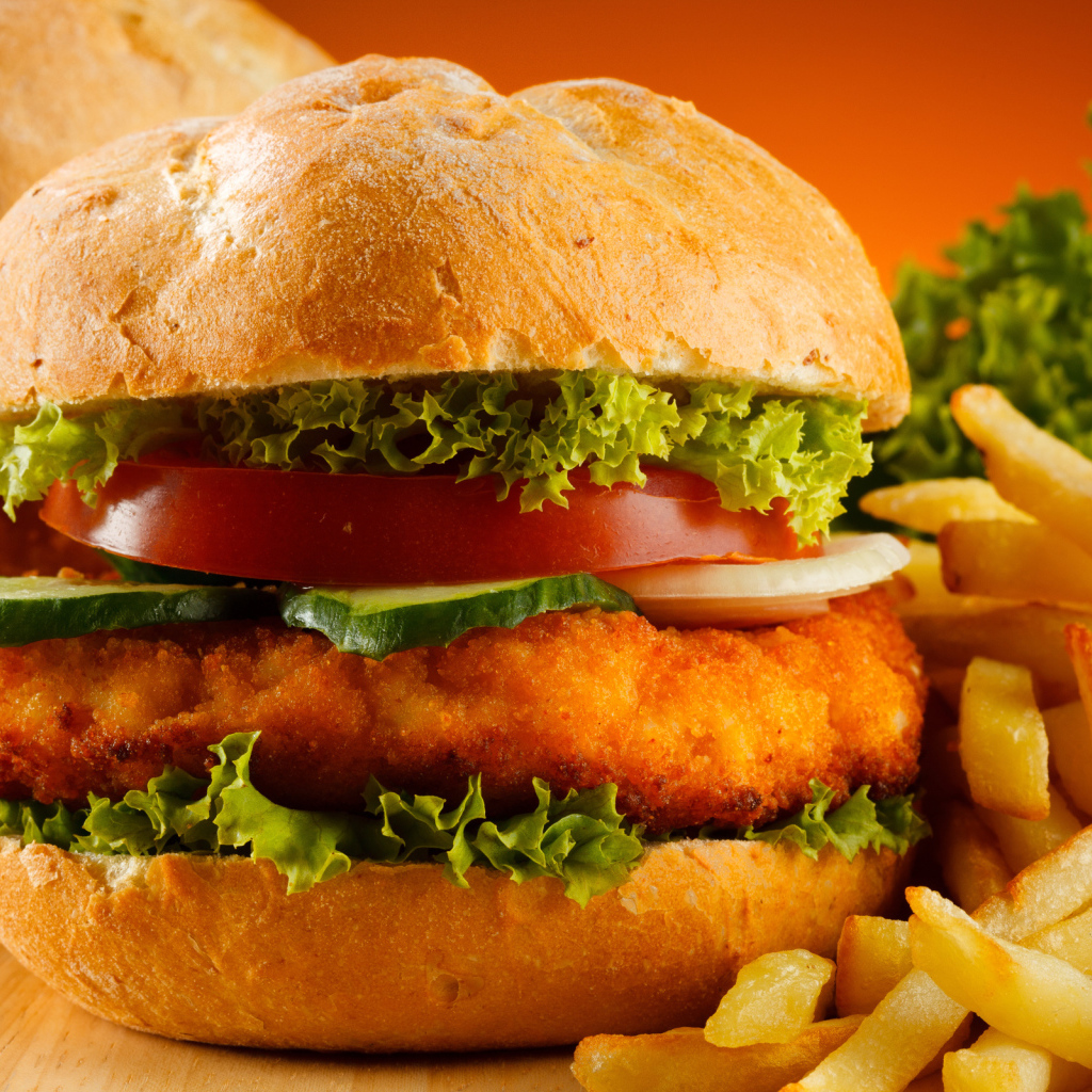 Аппетитный гамбургер