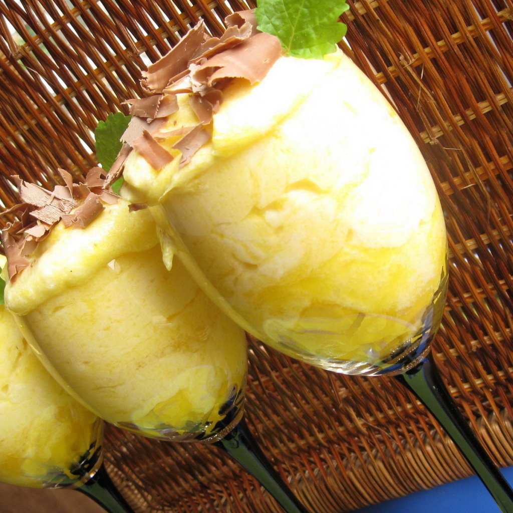 Мороженое с шоколадом