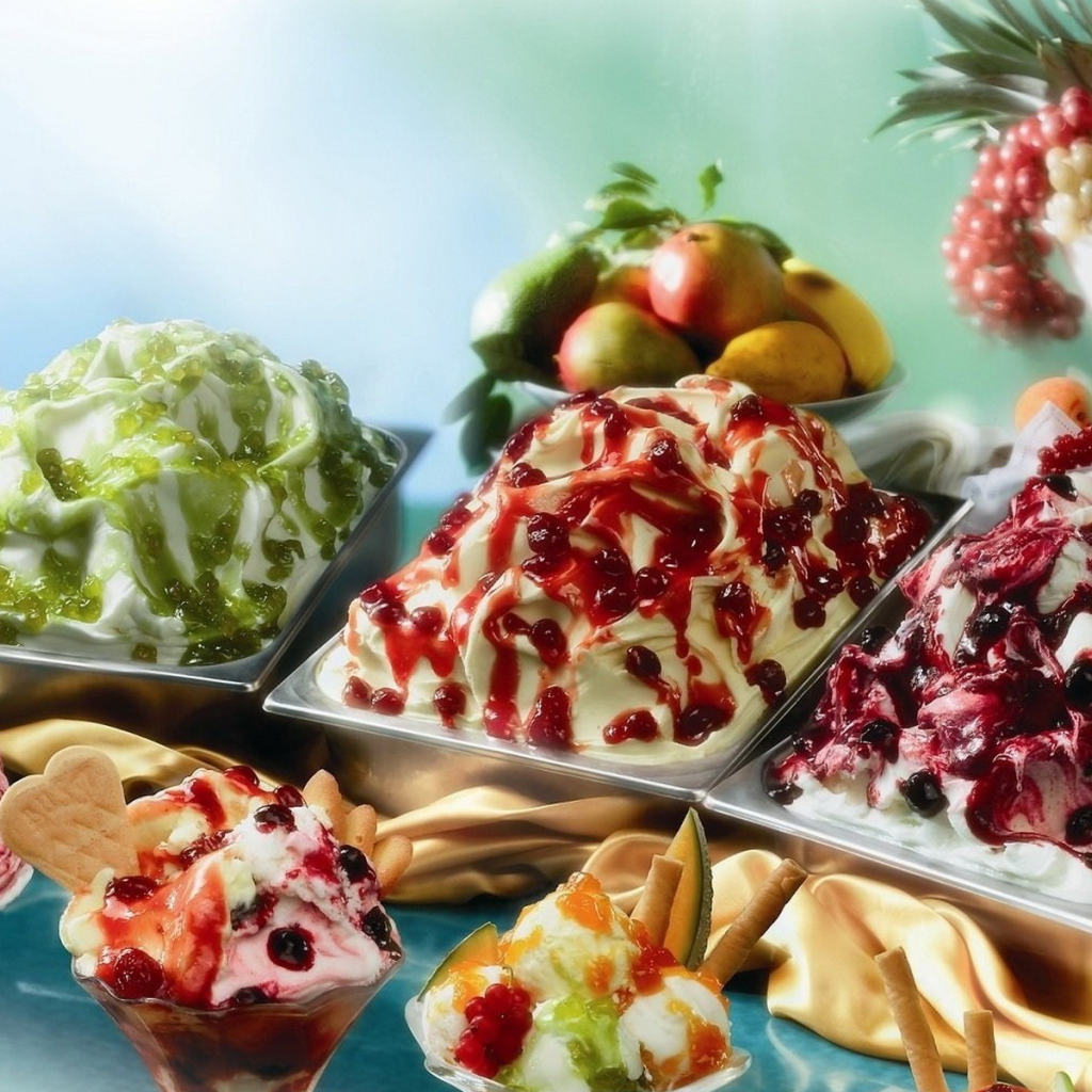 Фруктовое мороженое