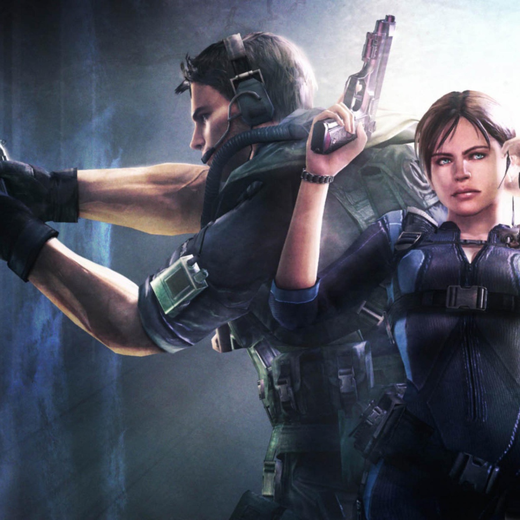 Герои Jill и Chris из Resident Evil Revelations  