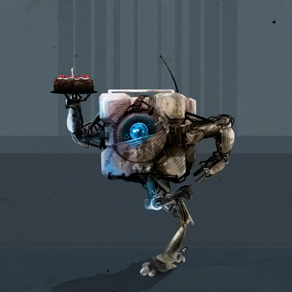 Робот из игры Portal