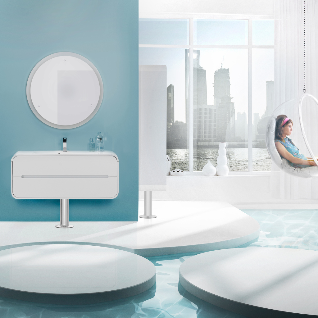 Хай-тек в ванной