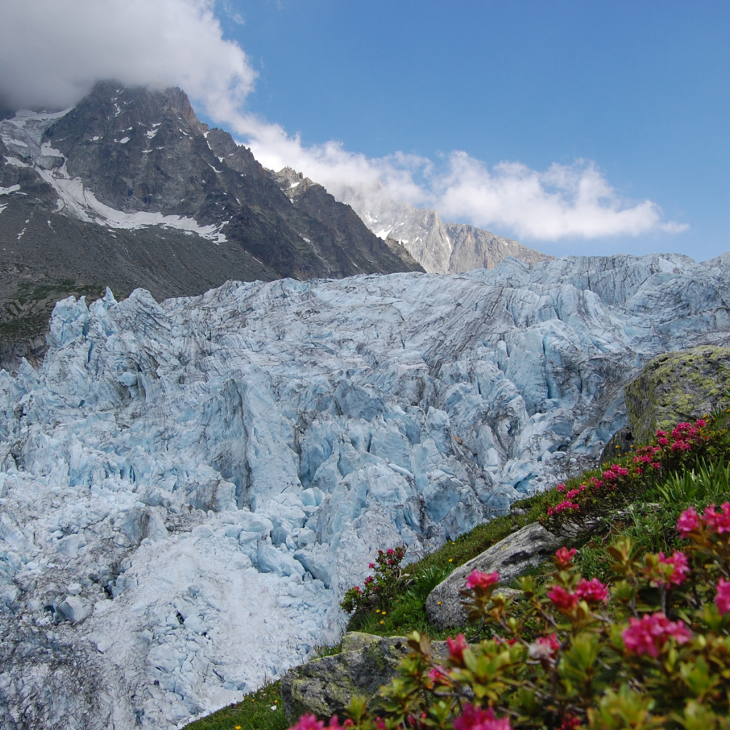 Ледник в горах