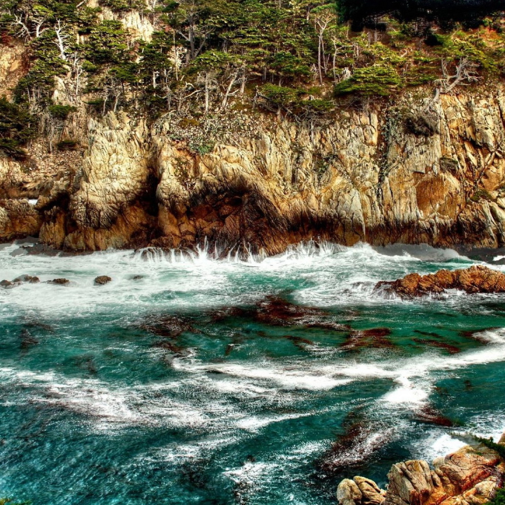 Скалы на берегу