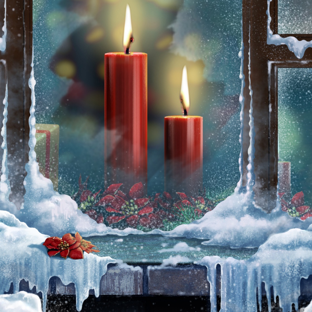 Свечи у окна