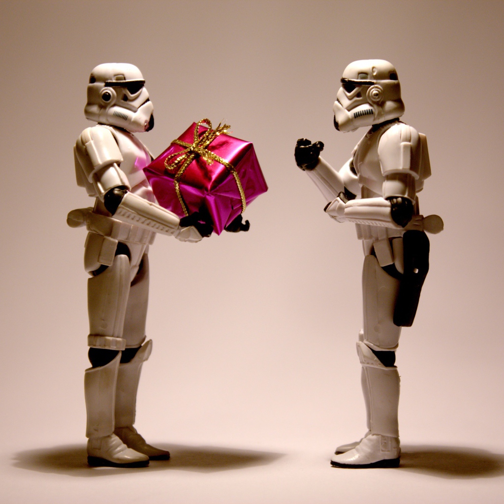 Работы с подарком