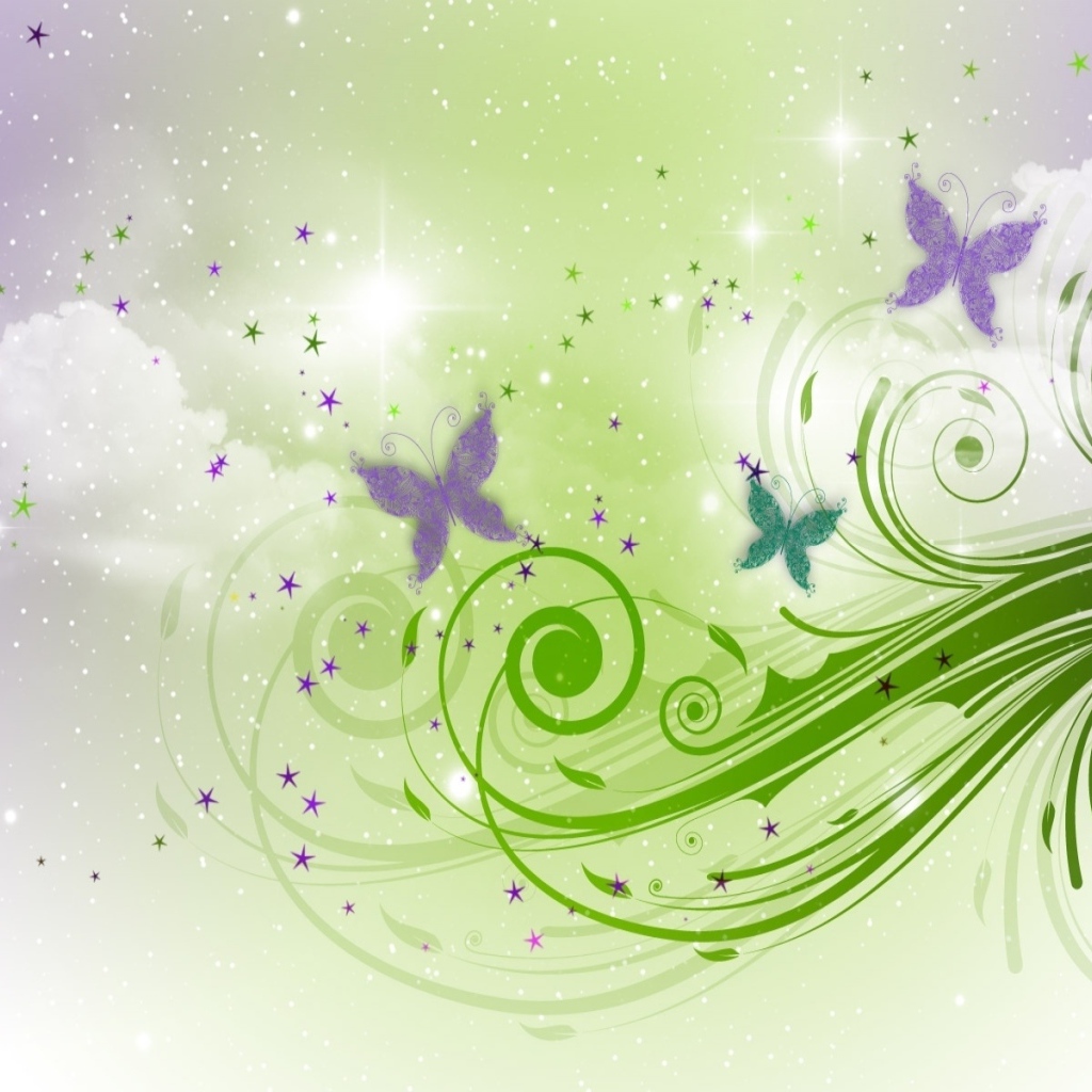 Бабочки в облаках