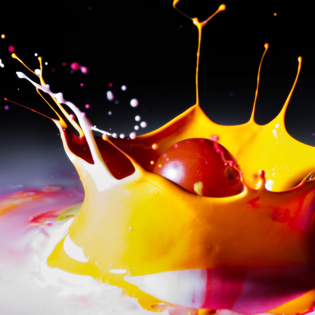 Шарик с краской