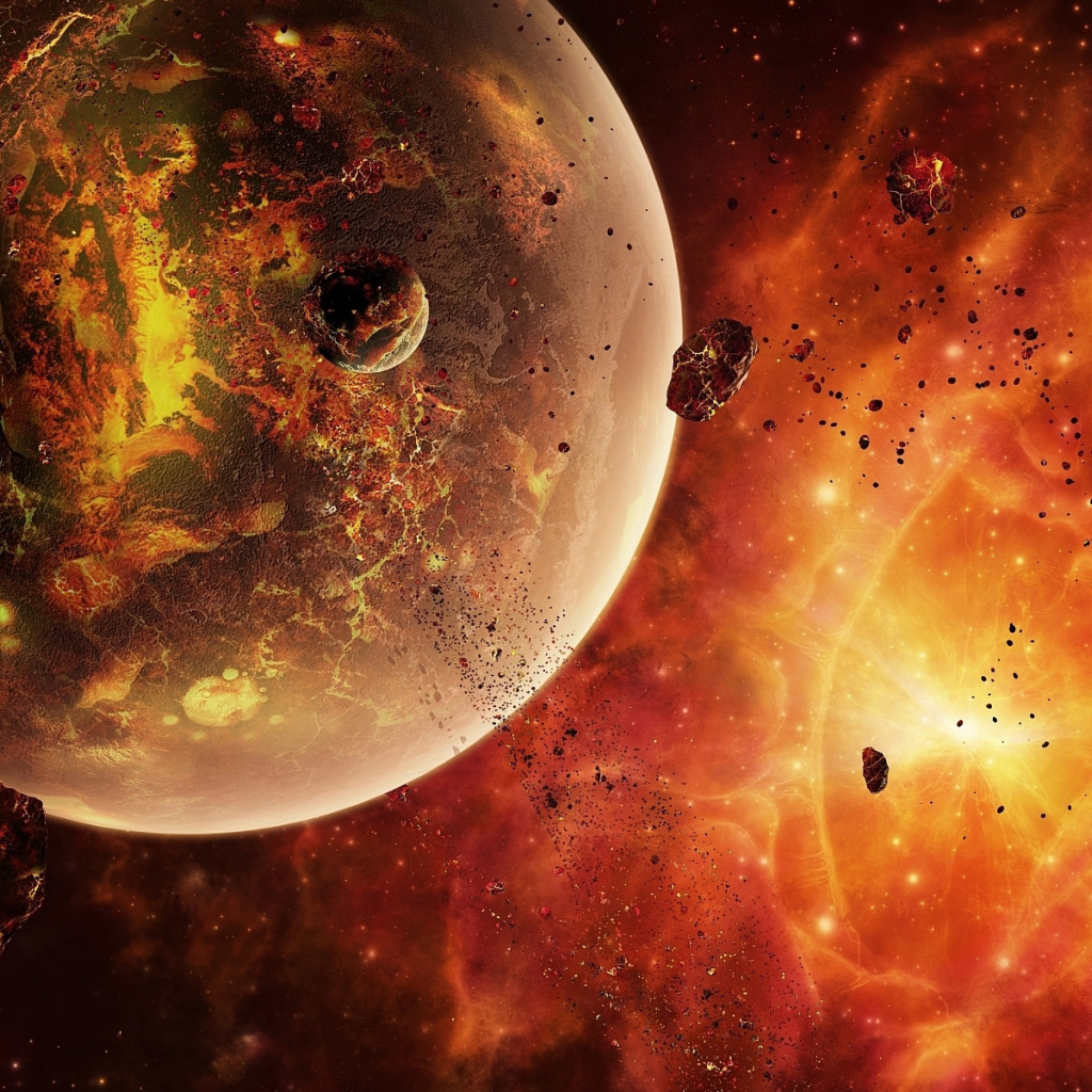 Раскаленная планета