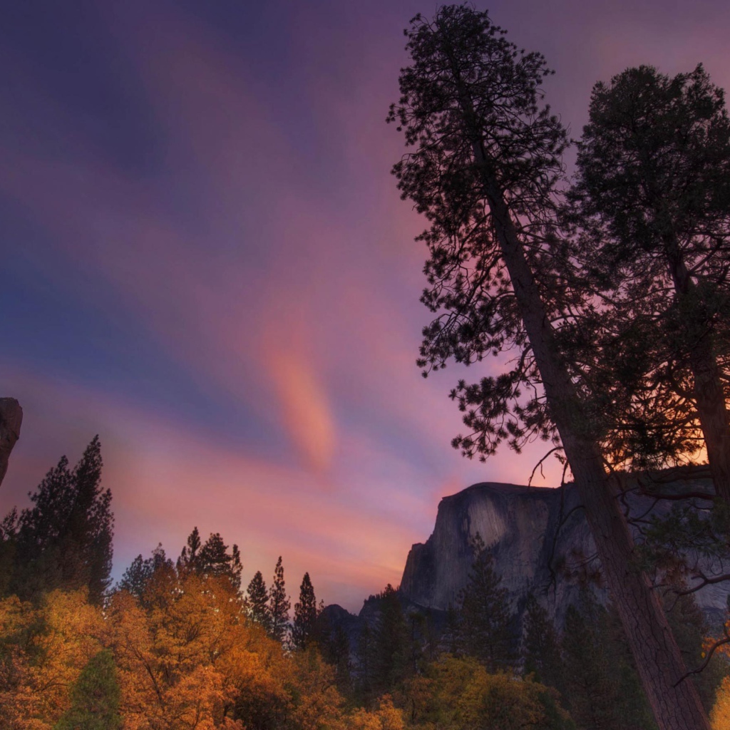 Восход солнца в Хаф-Доум 