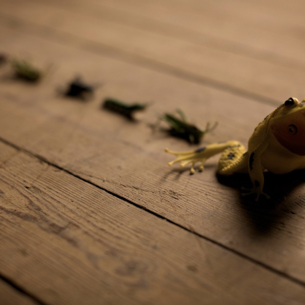 Лягушка и кузнечики