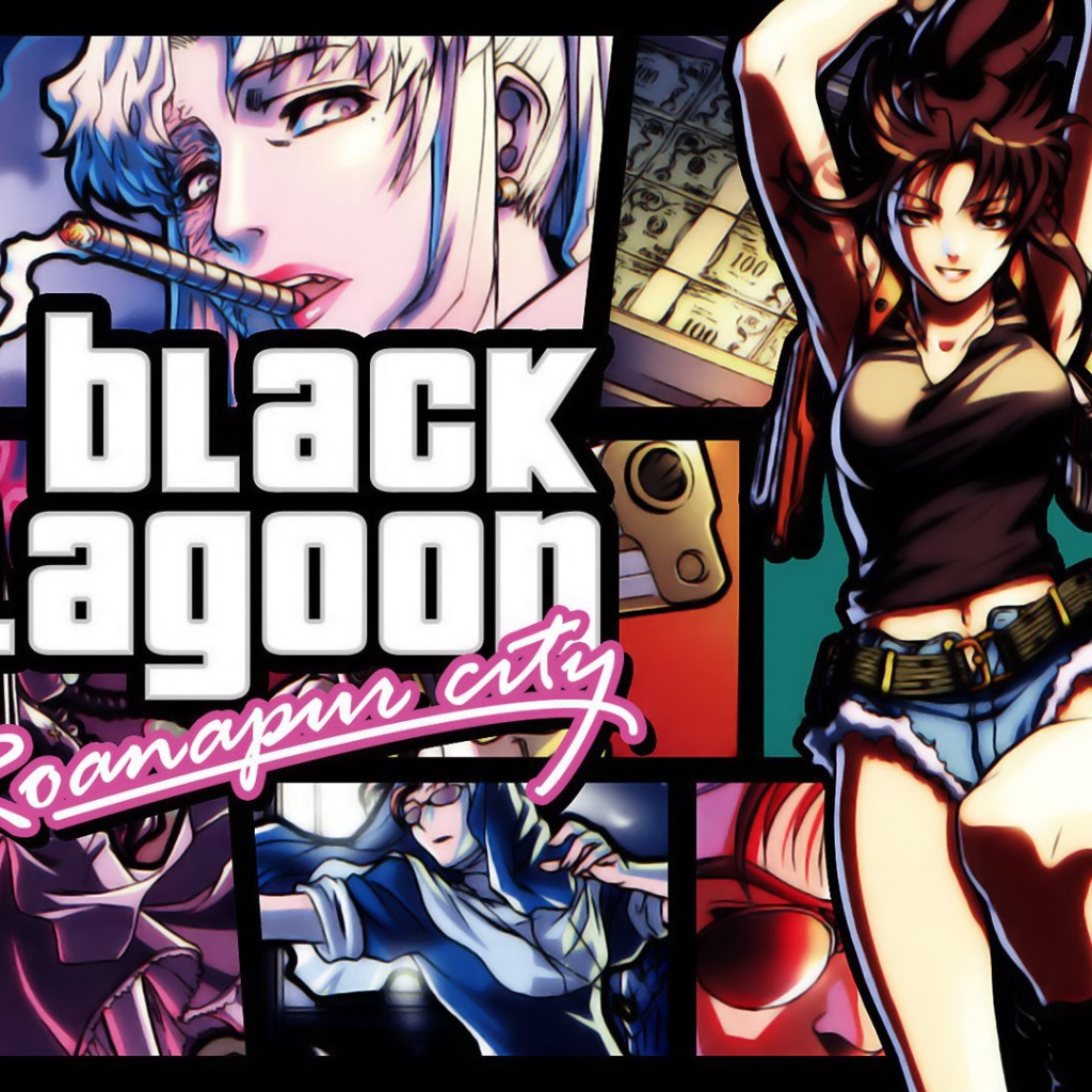 Голубая лагуна с девушкой