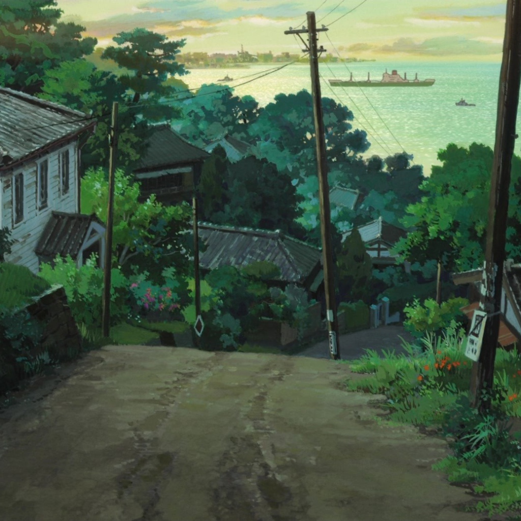 Аниме мультфильм Миядзаки Со склонов Кокурико