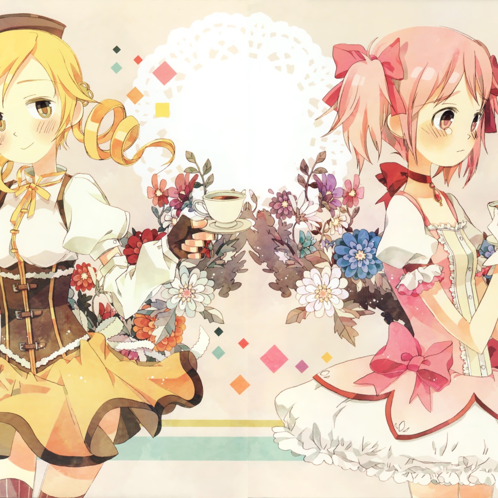 Подружки с цветами