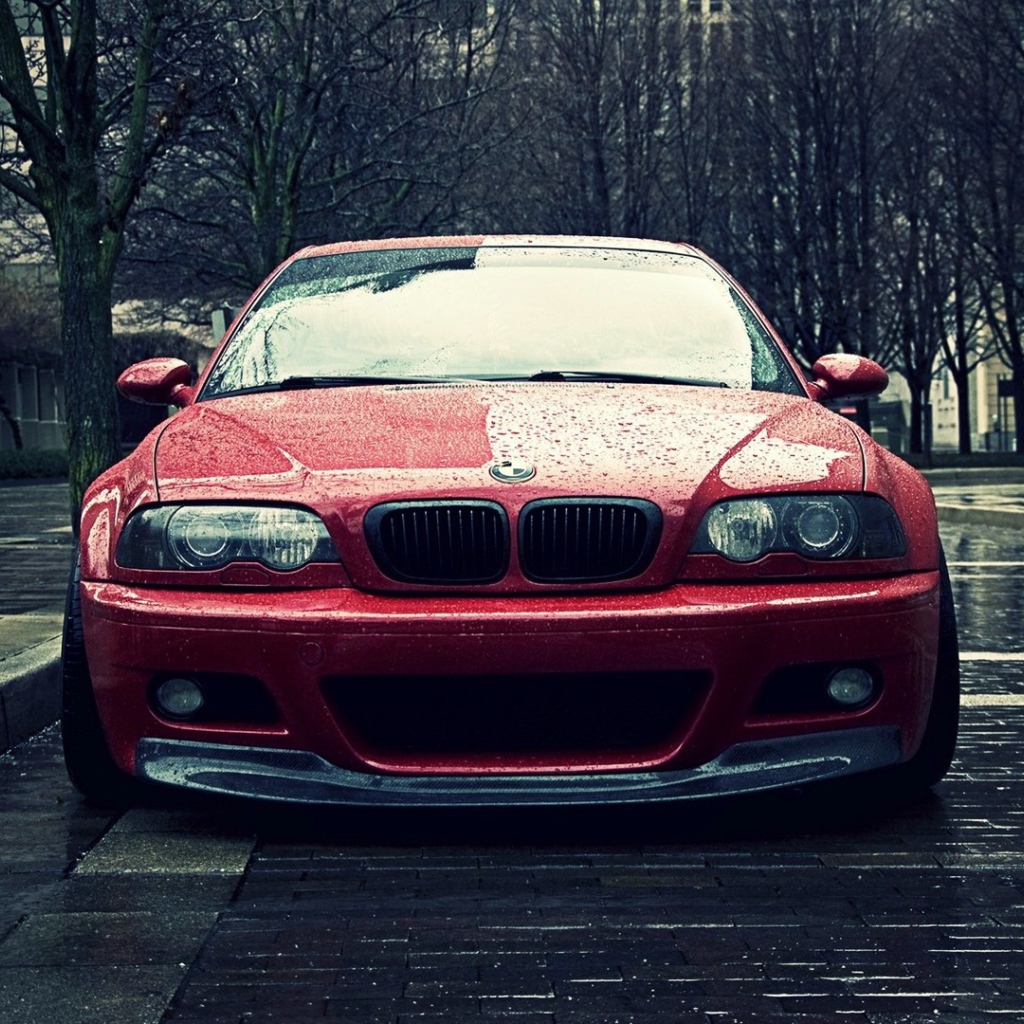 BMW E46 под дождем