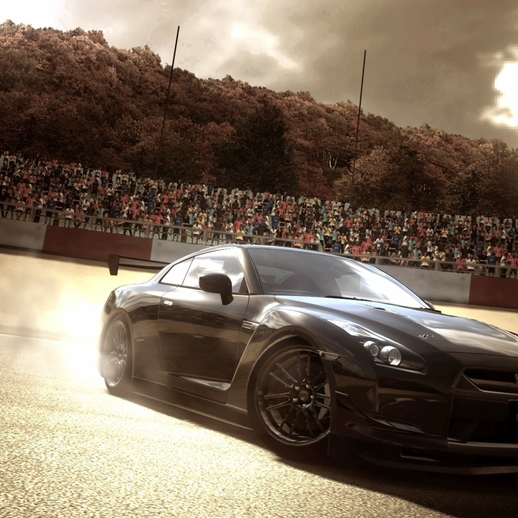 Черный Ниссан из видео игры