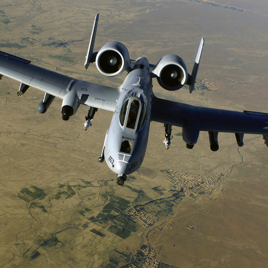 A-10 Thunderbolt II в полете