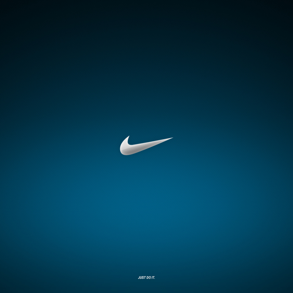 Синий логотип Nike