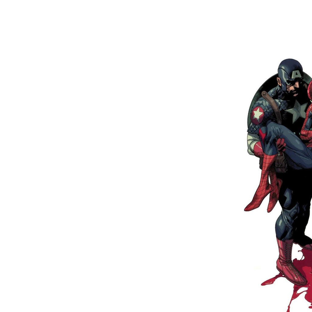 Капитан Америка и человек-паук