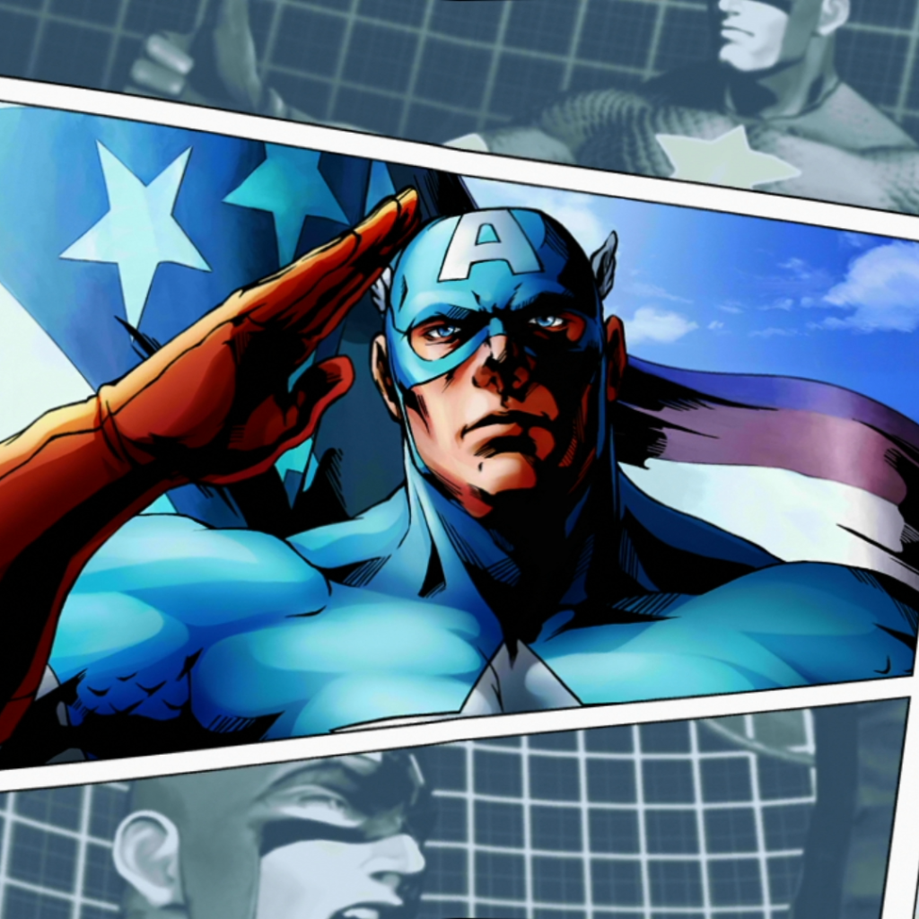 Капитан Америка Приветствует вас