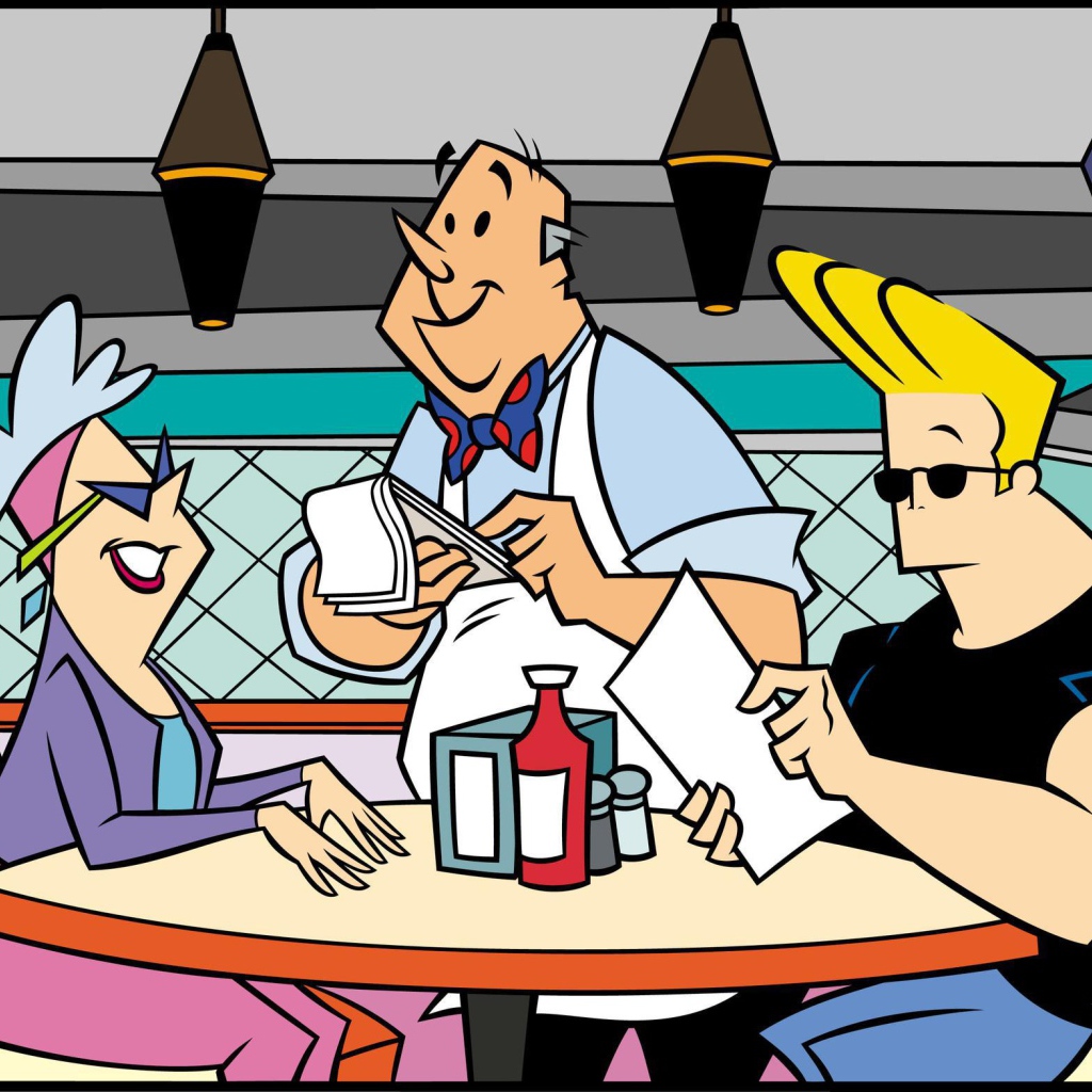 Джонни Браво в закусочной