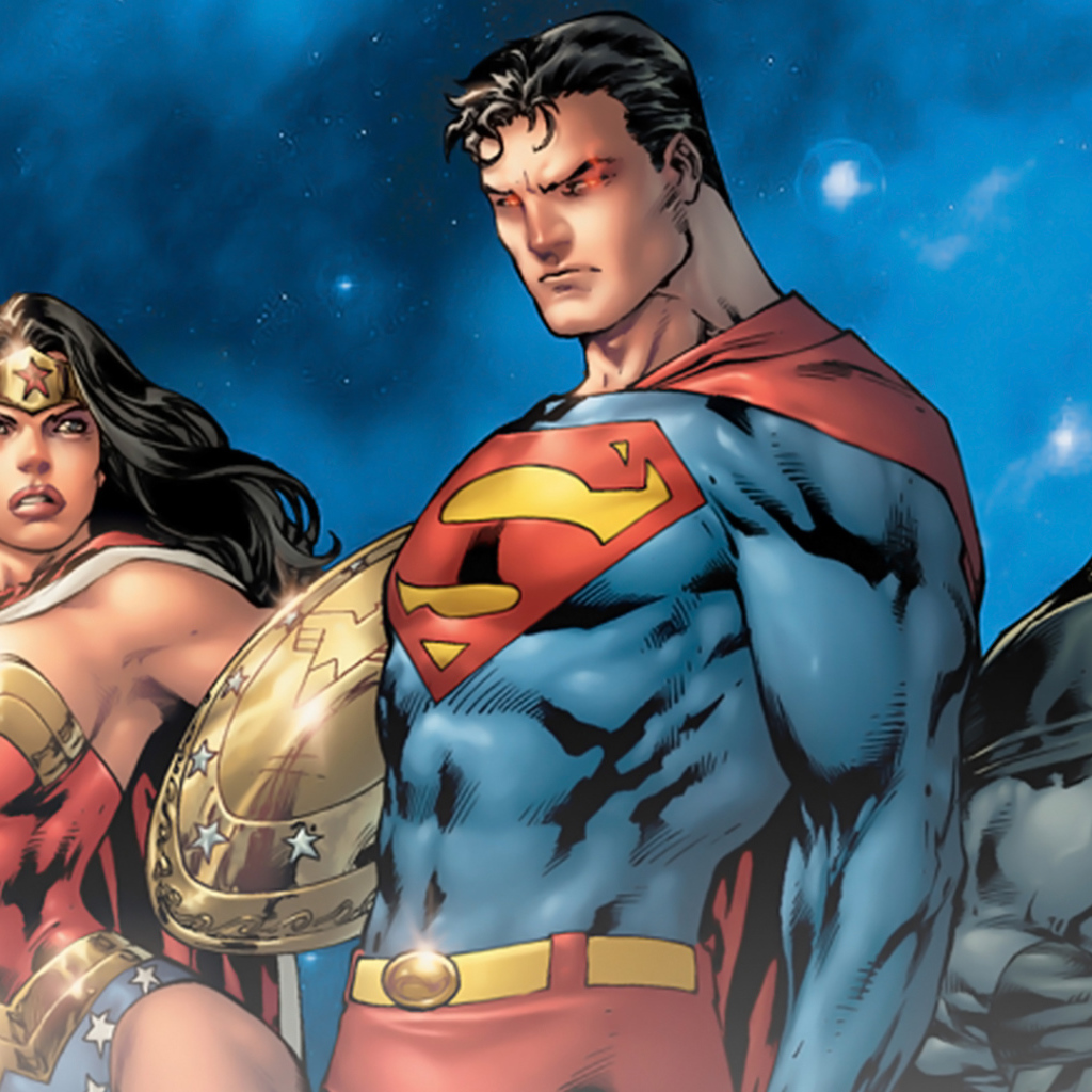 Лиги Справедливости Бэтмен Супермен и Чудо-женщина