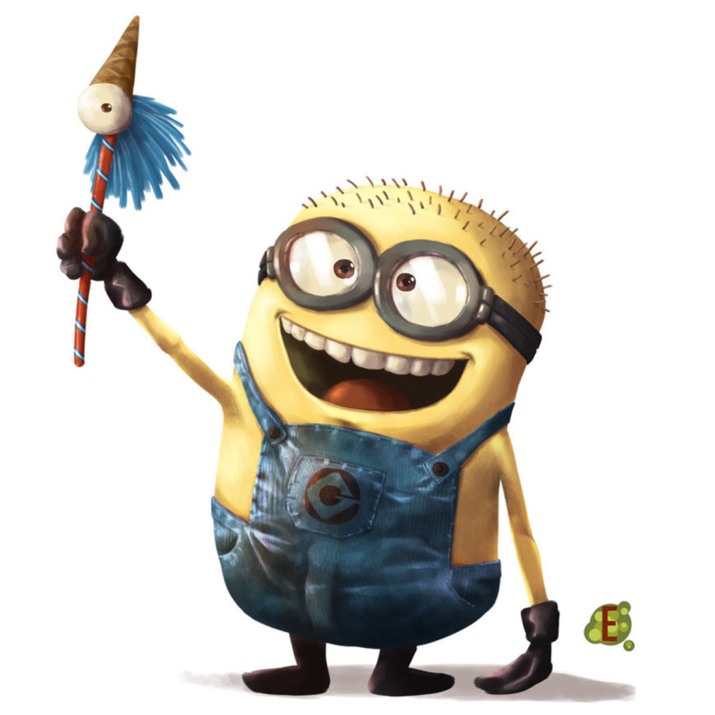 Глупый миньон из Мультфильмыа Миньоны
