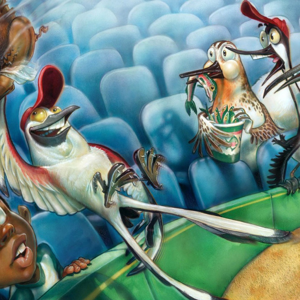 Птица поймала муху