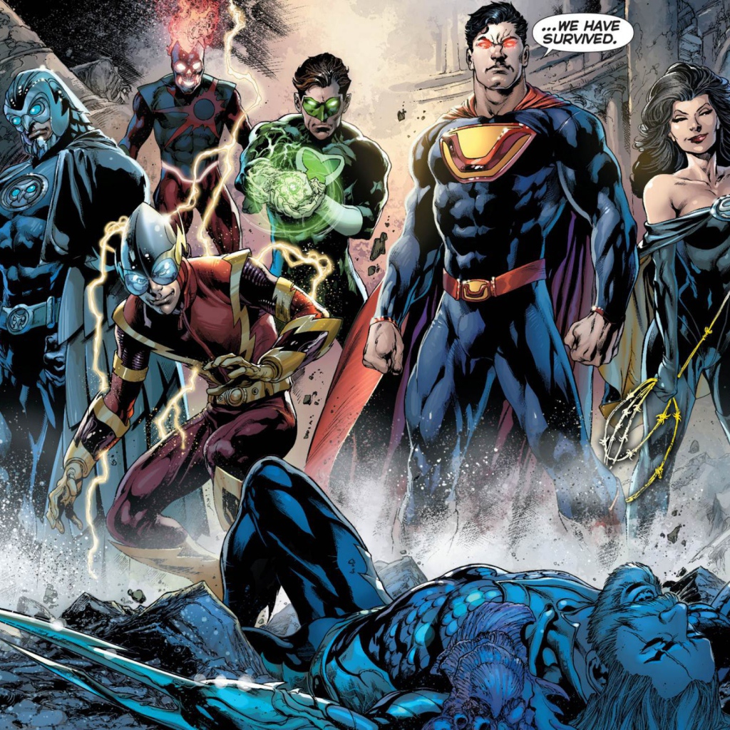 Герои Лиги Справедливости пережил бой