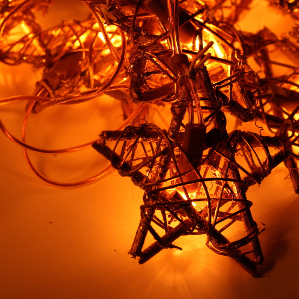 Рождественская красивая гирлянда