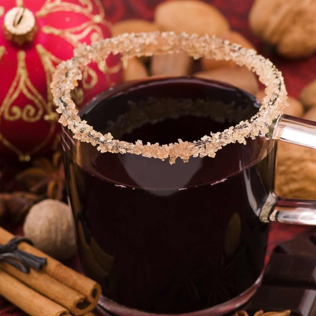 Шоколад и вкусный напиток на рождество