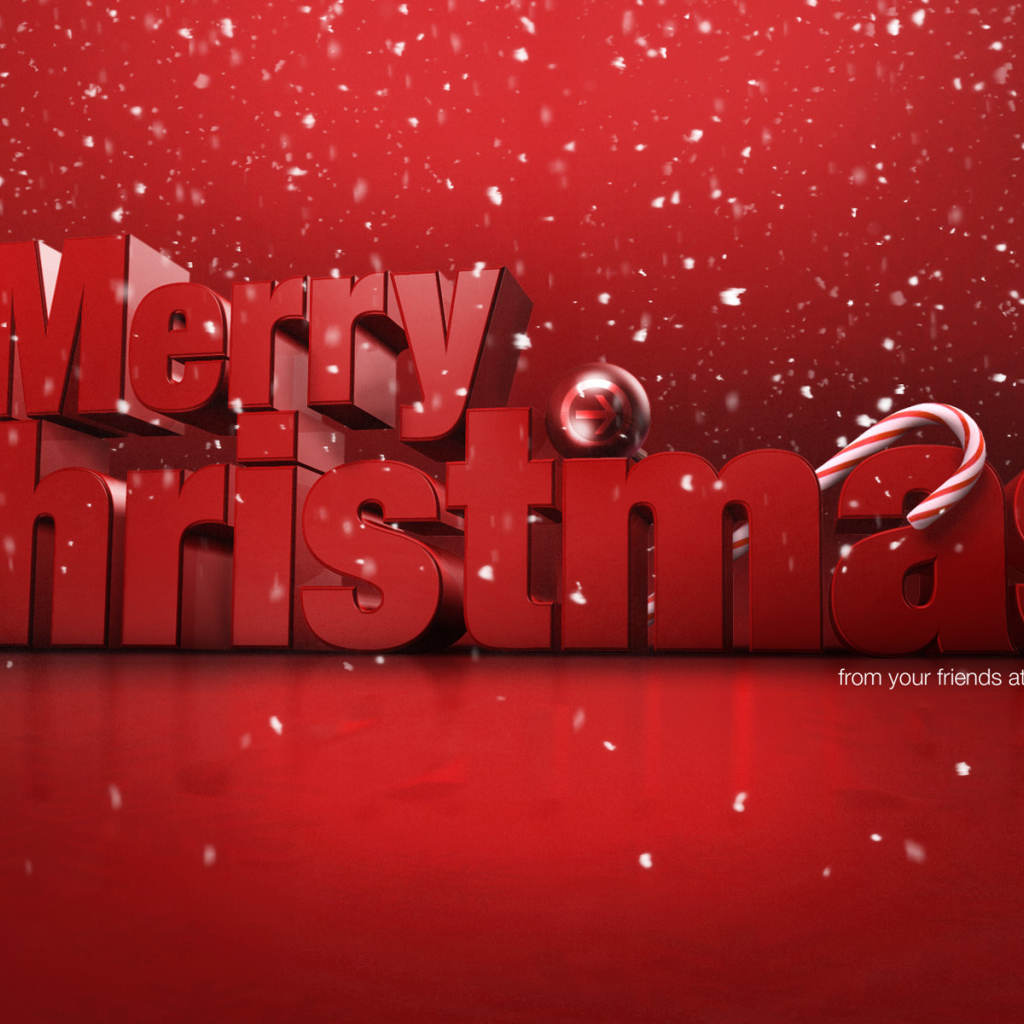 Поздравление на рождество на красном фоне
